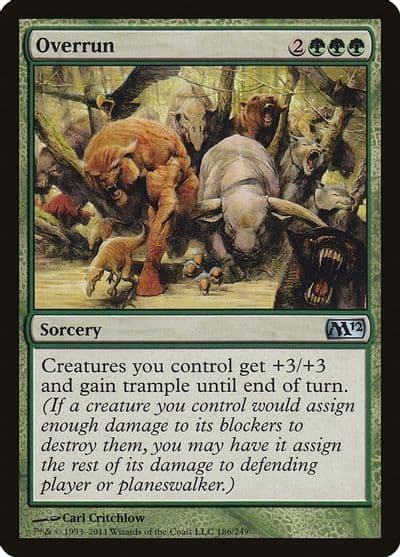 Overrun Magic 2012 (M12) Magic card