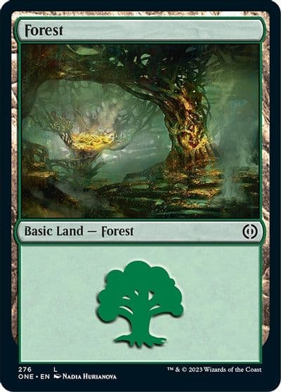 Forest 276 Phyrexia: All Will Be One Magic card