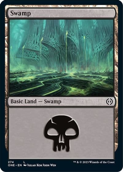 Swamp 274 Phyrexia: All Will Be One Magic card