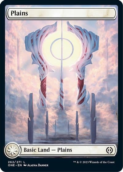 Plains 262 Full Art Phyrexia: All Will Be One Magic card