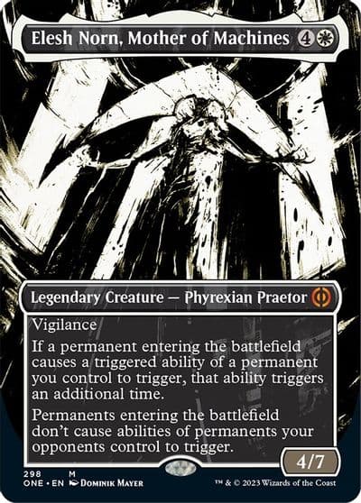 Elesh Norn Mother of Machines Showcase Phyrexia: All Will Be One Magic card