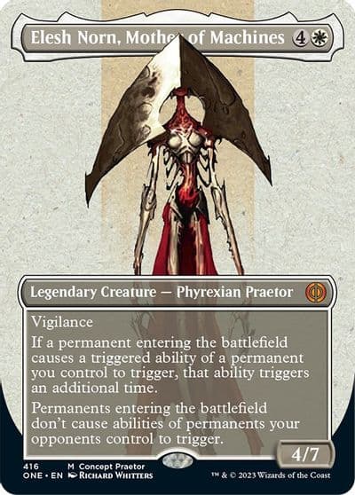Elesh Norn Mother of Machines Concept Praetor Phyrexia: All Will Be One Magic card