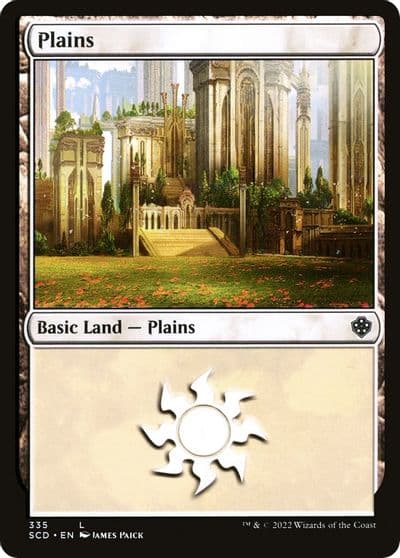 Plains 335 Starter Commander Decks Magic card