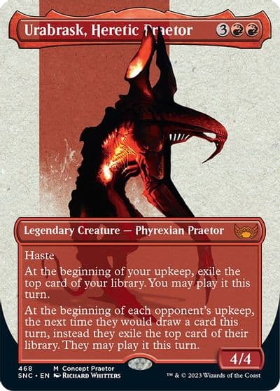 Urabrask Heretic Praetor Concept Praetor Phyrexia: All Will Be One Magic card