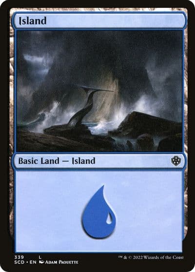 Island 339 Starter Commander Decks Magic card