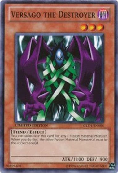 Versago the Destroyer Gold Series 4: Pyramids Edition Yu-Gi-Oh! card