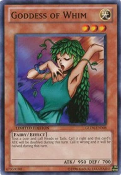 Goddess of Whim Gold Series 4: Pyramids Edition Yu-Gi-Oh! card