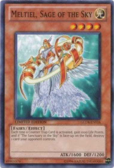 Meltiel Sage of the Sky Gold Series 4: Pyramids Edition Yu-Gi-Oh! card