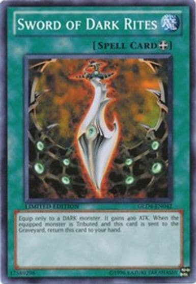 Sword of Dark Rites Gold Series 4: Pyramids Edition Yu-Gi-Oh! card
