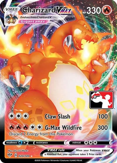 Charizard VMAX Prize Pack Series Cards Pokemon card