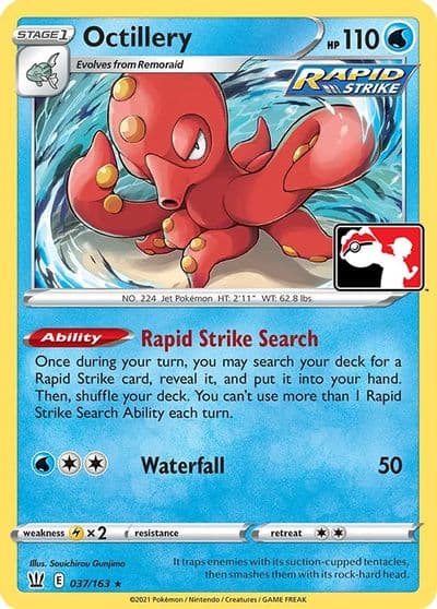 Octillery Prize Pack Series Cards Pokemon card