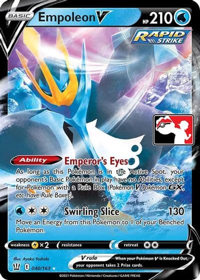 Empoleon V Prize Pack Series Cards Pokemon card