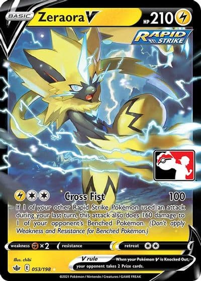 Zeraora V Prize Pack Series Cards Pokemon card