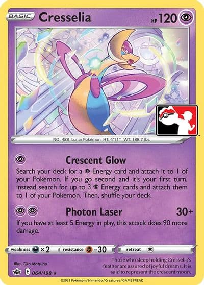 Cresselia Prize Pack Series Cards Pokemon card