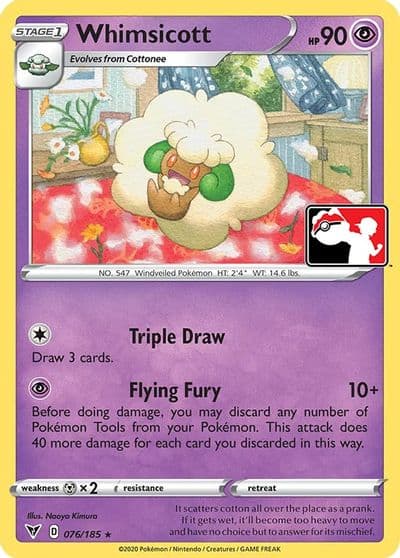 Whimsicott Prize Pack Series Cards Pokemon card