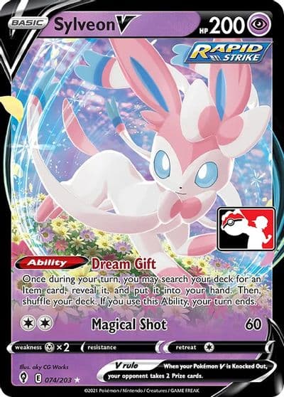 Sylveon V Prize Pack Series Cards Pokemon card