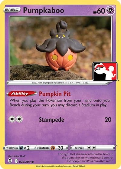Pumpkaboo Prize Pack Series Cards Pokemon card