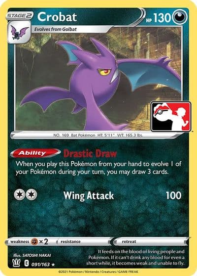 Crobat Prize Pack Series Cards Pokemon card