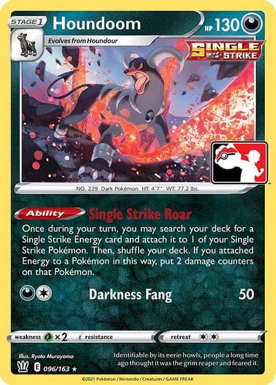 Houndoom Prize Pack Series Cards Pokemon card