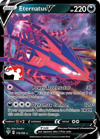 Eternatus V Prize Pack Series Cards Pokemon card