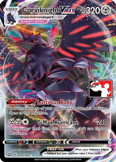 Corviknight VMAX Prize Pack Series Cards Pokemon card