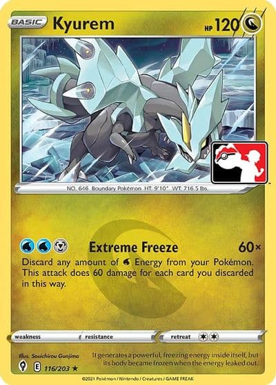 Kyurem Prize Pack Series Cards Pokemon card