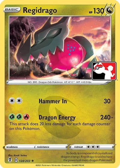 Regidrago Prize Pack Series Cards Pokemon card