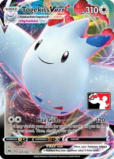 Togekiss VMAX Prize Pack Series Cards Pokemon card