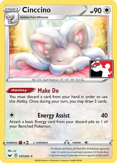 Cinccino Prize Pack Series Cards Pokemon card
