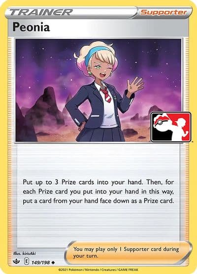 Peonia Prize Pack Series Cards Pokemon card