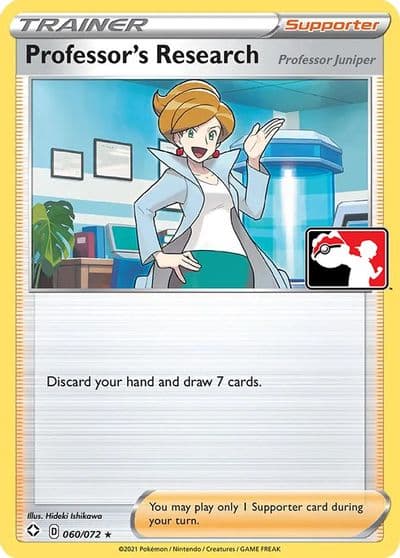 Professor's Research (Professor Juniper) Prize Pack Series Cards Pokemon card