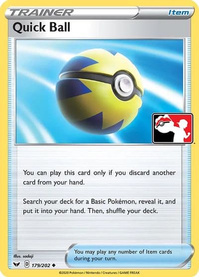 Quick Ball Prize Pack Series Cards Pokemon card