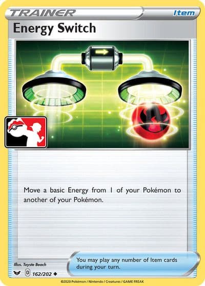 Energy Switch Prize Pack Series Cards Pokemon card