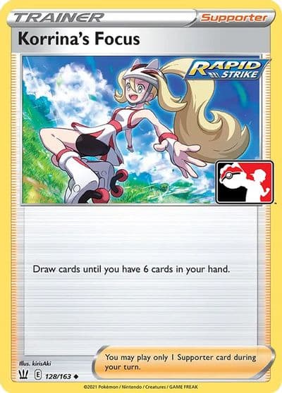 Korrina's Focus Prize Pack Series Cards Pokemon card
