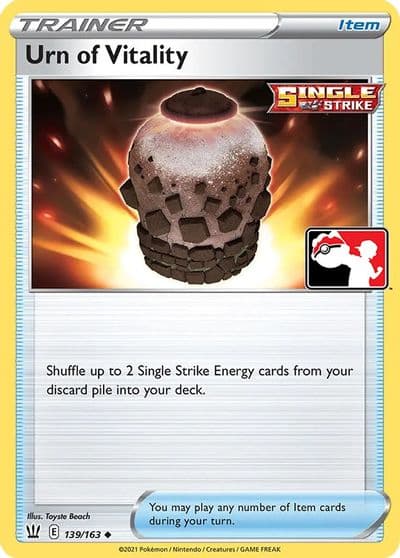 Urn of Vitality Prize Pack Series Cards Pokemon card