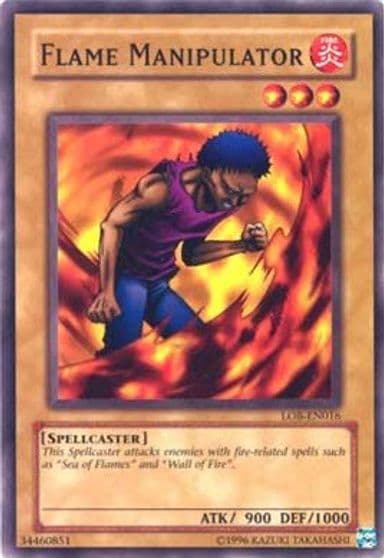 Flame Manipulator Legend of Blue Eyes White Dragon (Worldwide English) Yu-Gi-Oh! card