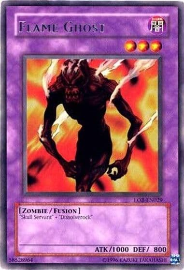 Flame Ghost Legend of Blue Eyes White Dragon (Worldwide English) Yu-Gi-Oh! card