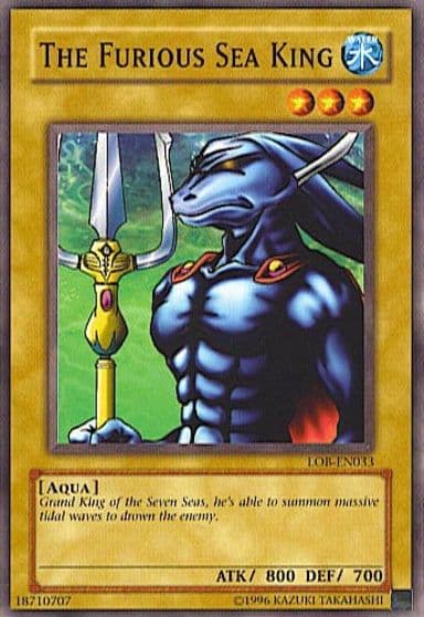 The Furious Sea King Legend of Blue Eyes White Dragon (Worldwide English) Yu-Gi-Oh! card