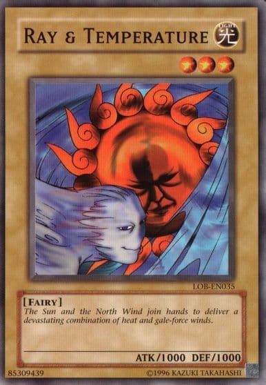 Ray and Temperature Legend of Blue Eyes White Dragon (Worldwide English) Yu-Gi-Oh! card