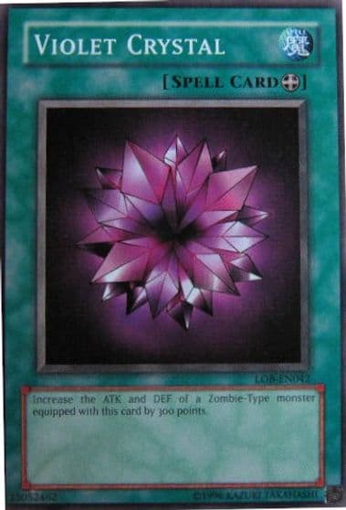 Violet Crystal Legend of Blue Eyes White Dragon (Worldwide English) Yu-Gi-Oh! card