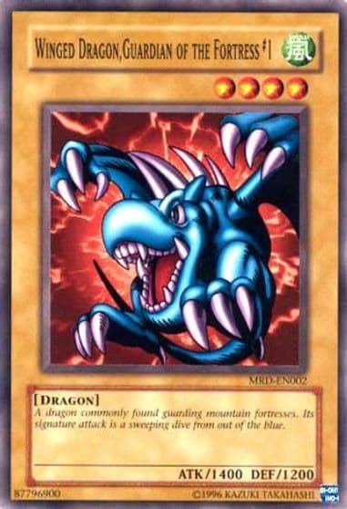 Winged Dragon Guardian of the Fortress 1 Metal Raiders (Worldwide English) Yu-Gi-Oh! card