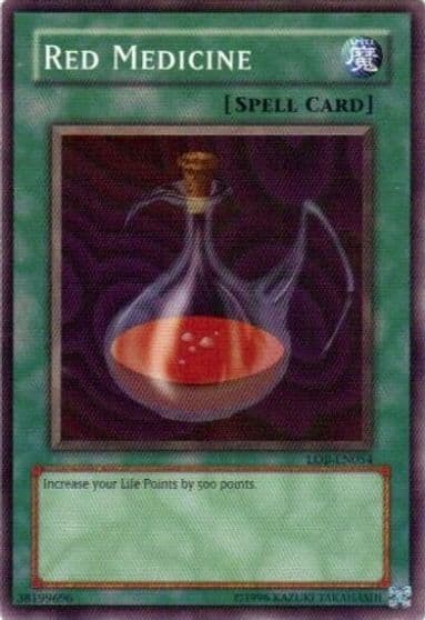 Red Medicine Legend of Blue Eyes White Dragon (Worldwide English) Yu-Gi-Oh! card