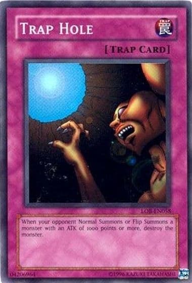 Trap Hole Legend of Blue Eyes White Dragon (Worldwide English) Yu-Gi-Oh! card