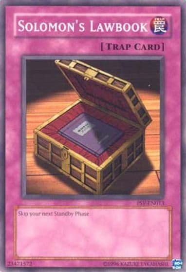 Solomons Lawbook Pharaoh's Servant (Worldwide English) Yu-Gi-Oh! card