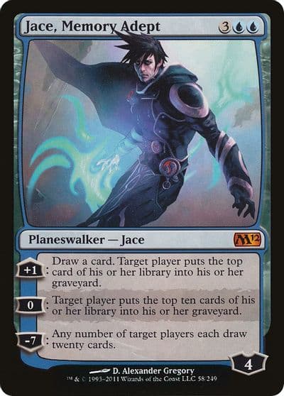 Jace Memory Adept Magic 2012 (M12) Magic card