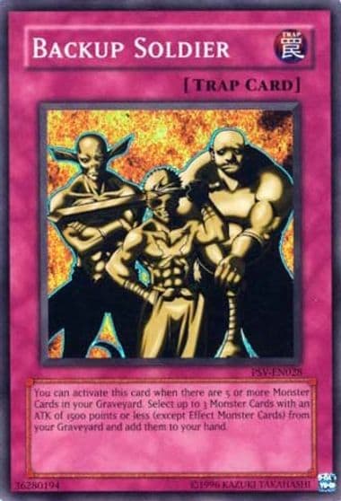 Backup Soldier Pharaoh's Servant (Worldwide English) Yu-Gi-Oh! card