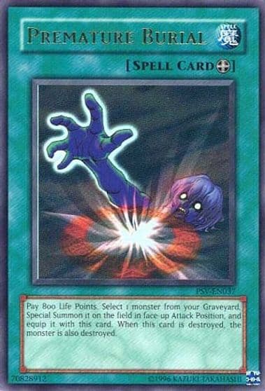 Premature Burial Pharaoh's Servant (Worldwide English) Yu-Gi-Oh! card
