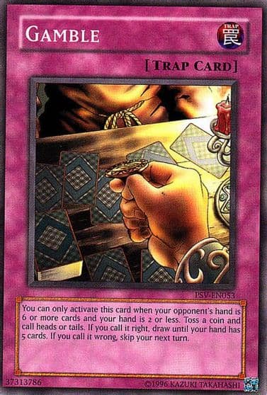 Gamble Pharaoh's Servant (Worldwide English) Yu-Gi-Oh! card