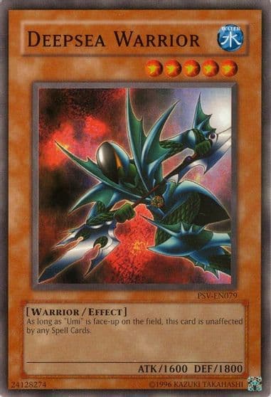 Deepsea Warrior Pharaoh's Servant (Worldwide English) Yu-Gi-Oh! card