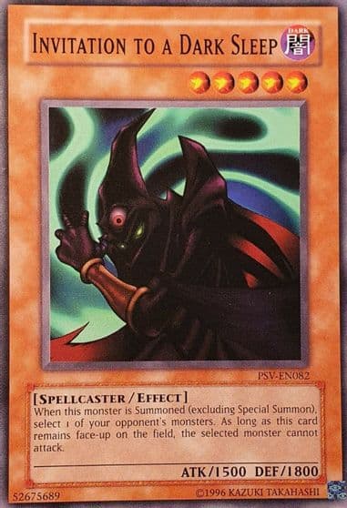 Invitation to a Dark Sleep Pharaoh's Servant (Worldwide English) Yu-Gi-Oh! card